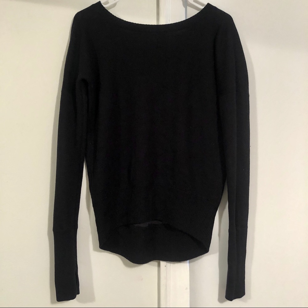 Lululemon Reversible Black and Grey Sweater